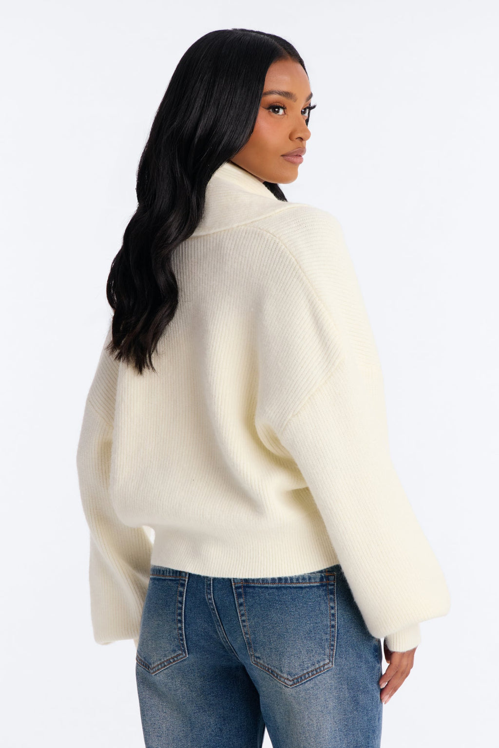 Dreaming Of Us Button Up Cardigan - Cream