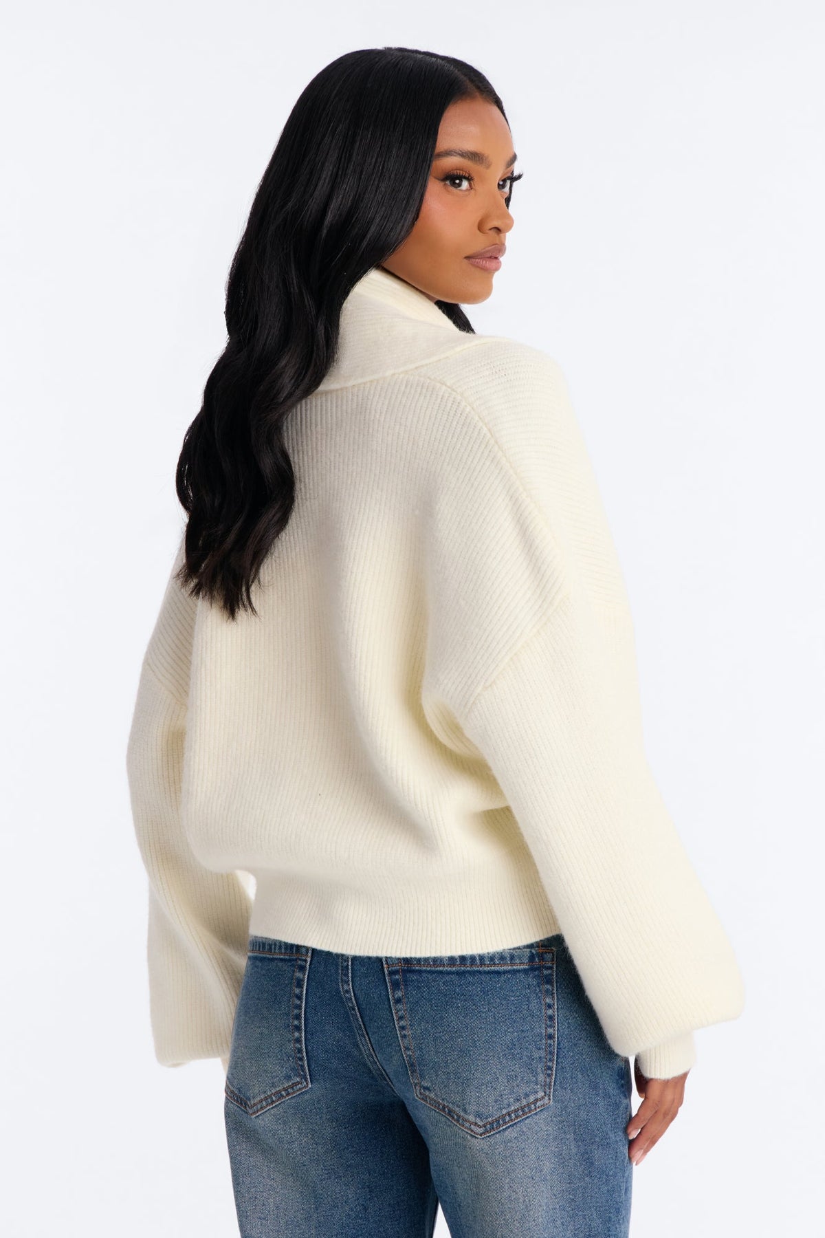 Dreaming Of Us Button Up Cardigan - Cream
