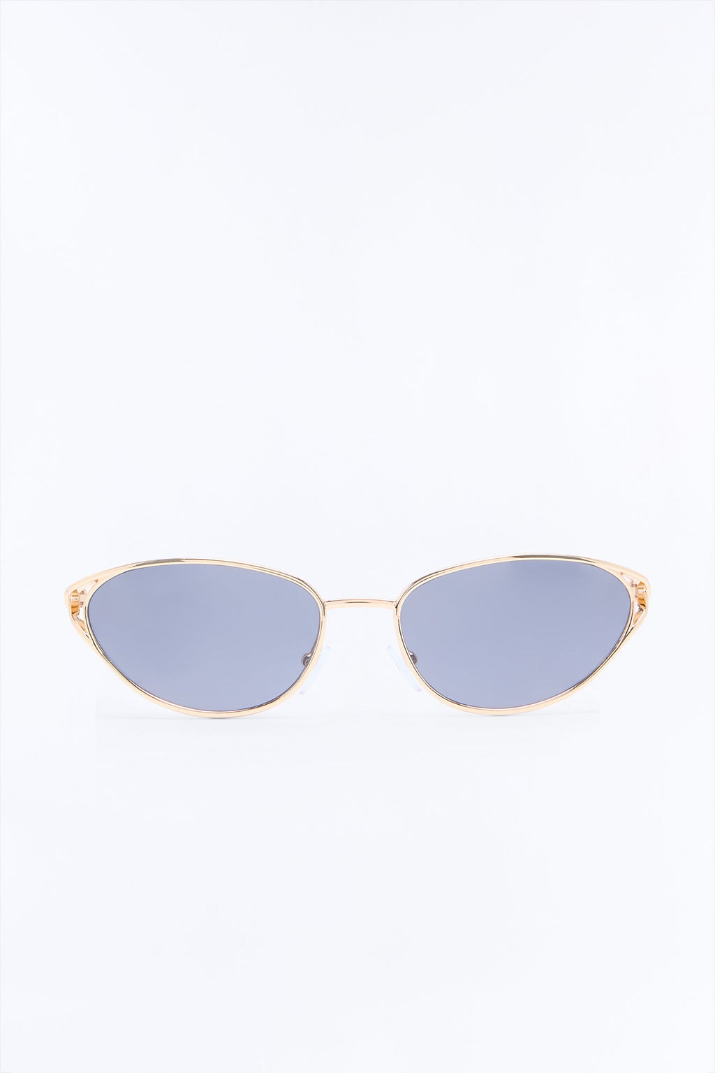 Sidewalk Chic Sunglasses - Black/Gold