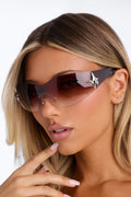 Fashion Icon Sunglasses - Brown
