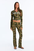 Von Dutch Camo Lounge Pant Set - Camouflage