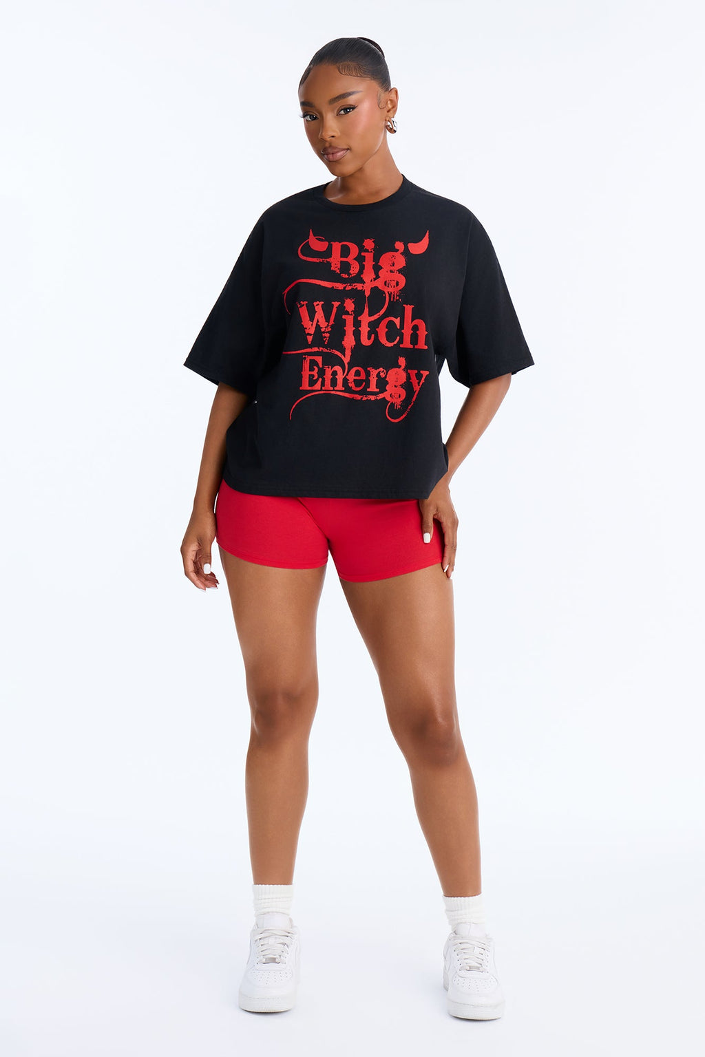 Big Witch Energy Washed Tee - Black