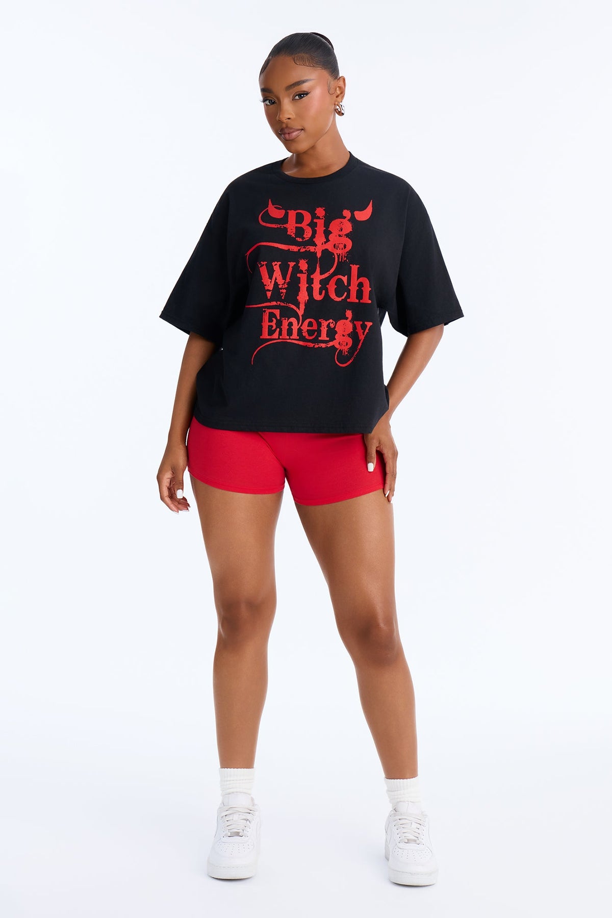 Big Witch Energy Washed Tee - Black