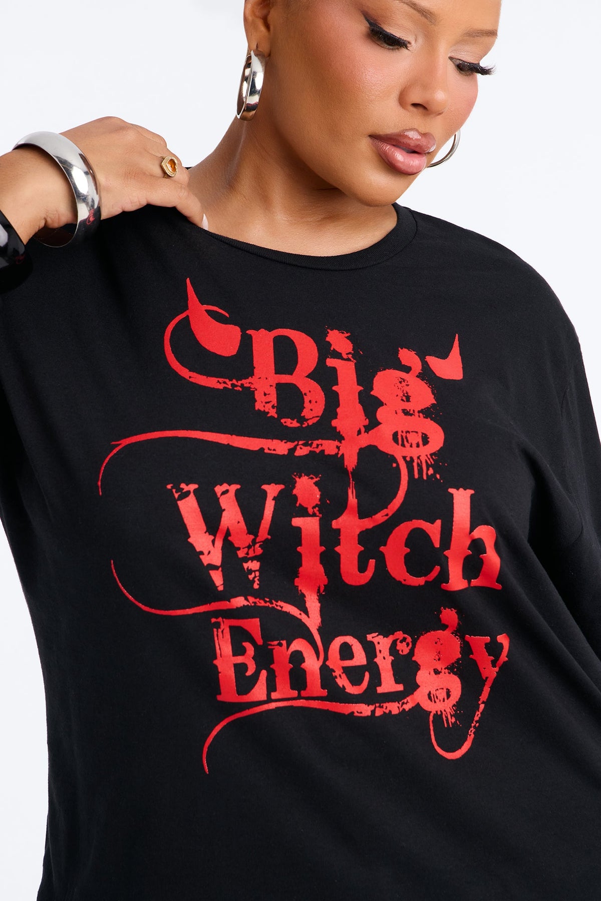 Big Witch Energy Washed Tee - Black