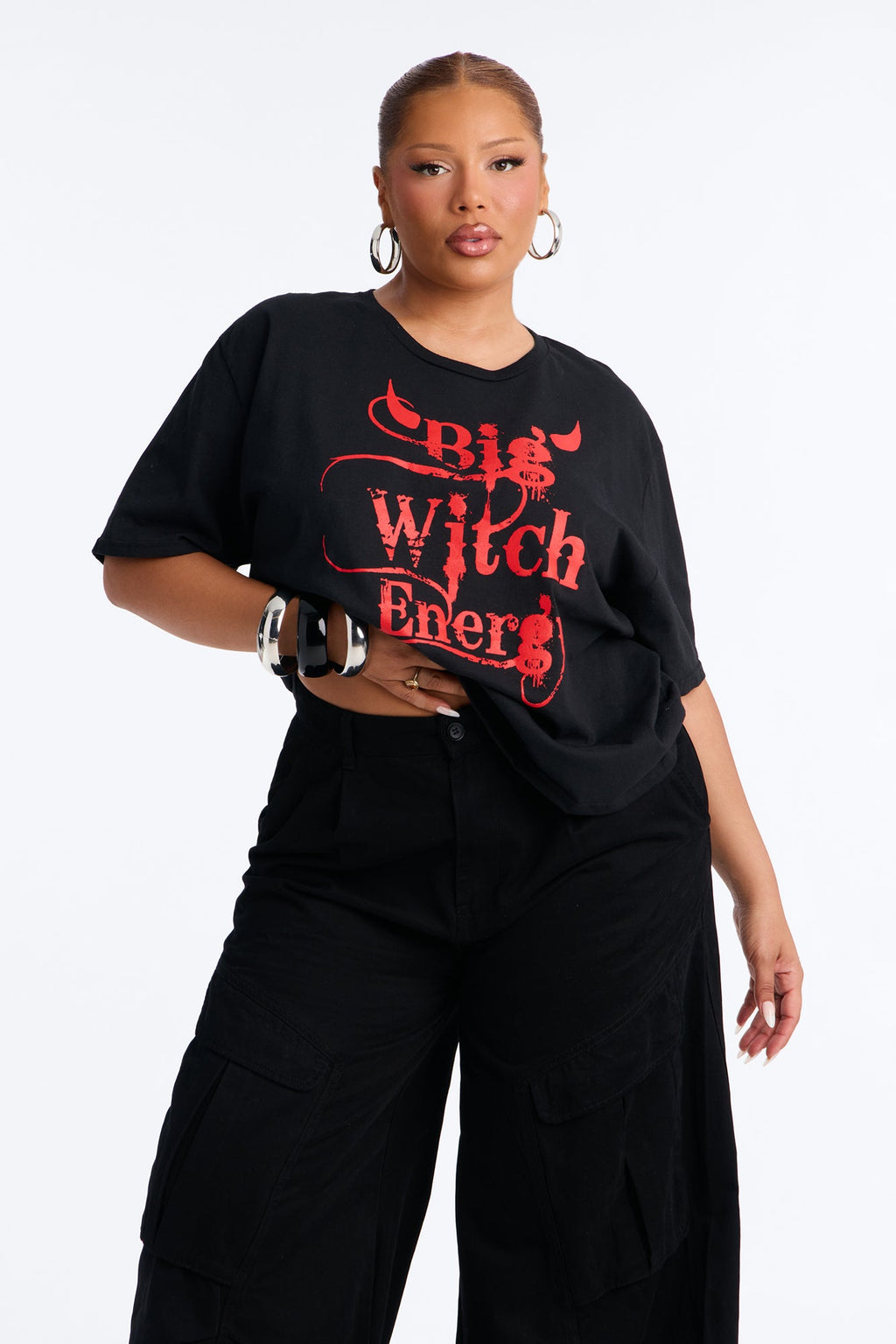 Big Witch Energy Washed Tee - Black