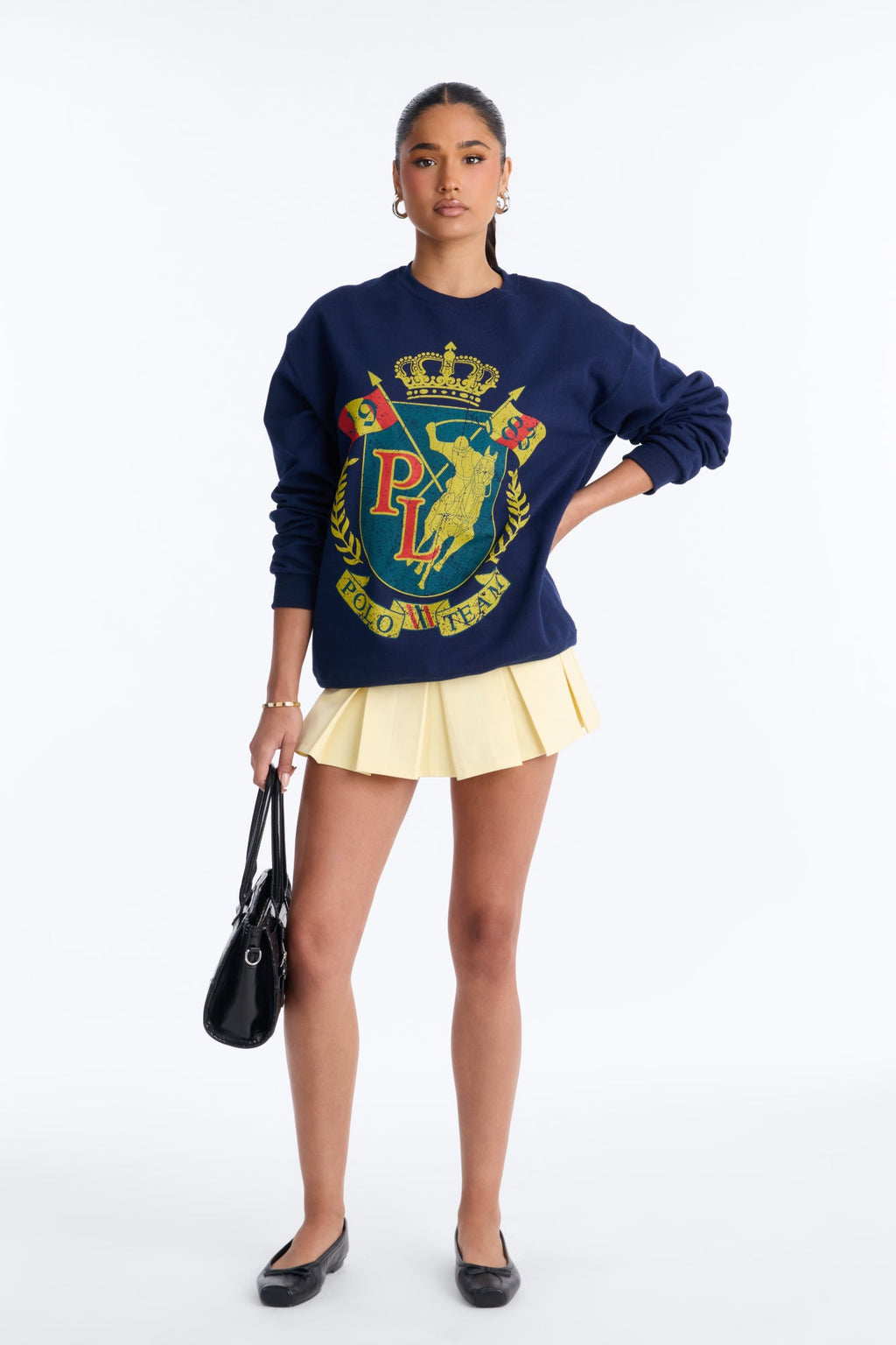 Polo Team Crew Sweatshirt - Navy