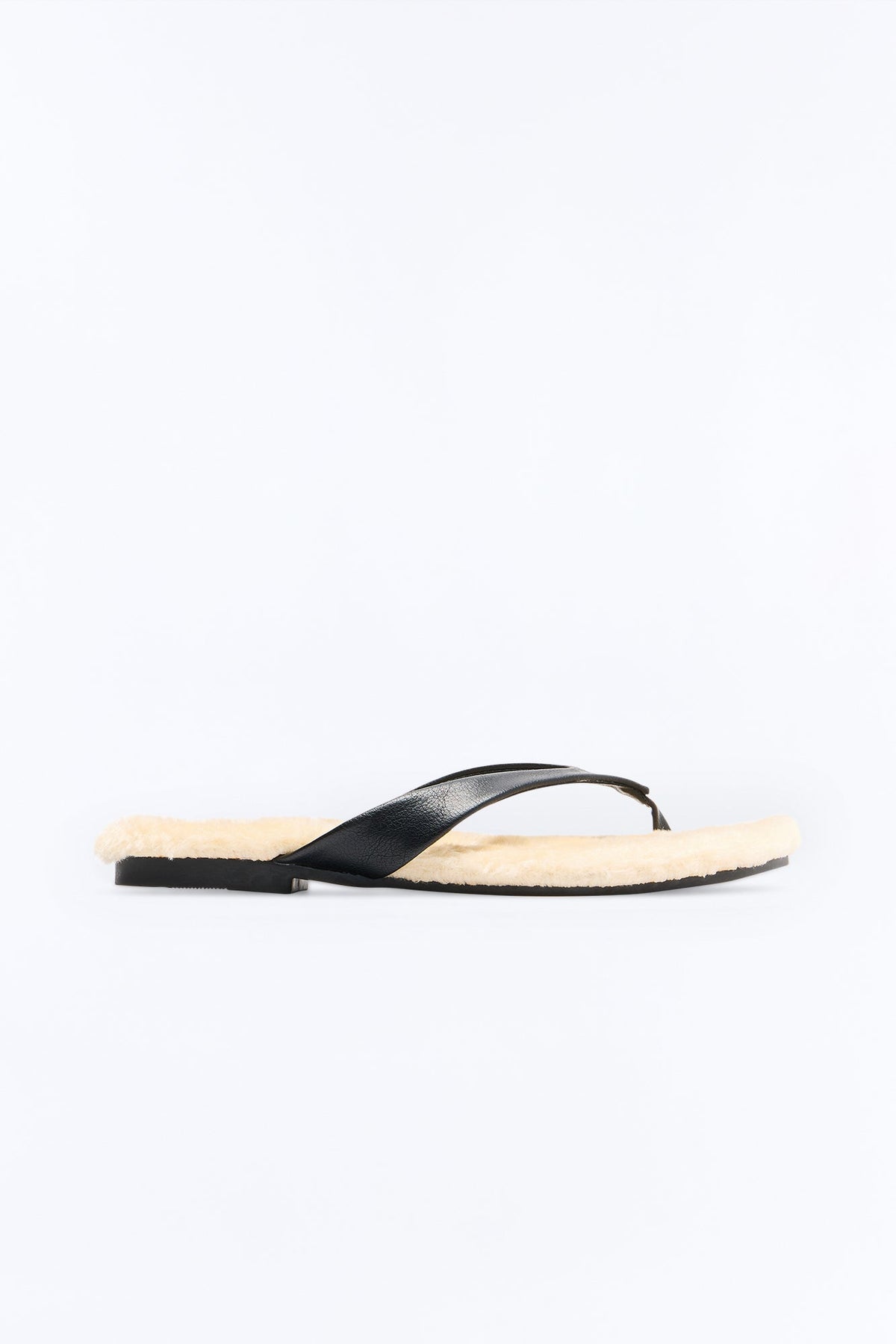 Playing Favorites Sherpa Flip Flops - Sand/combo