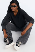 Crew Platform Sneakers - Black