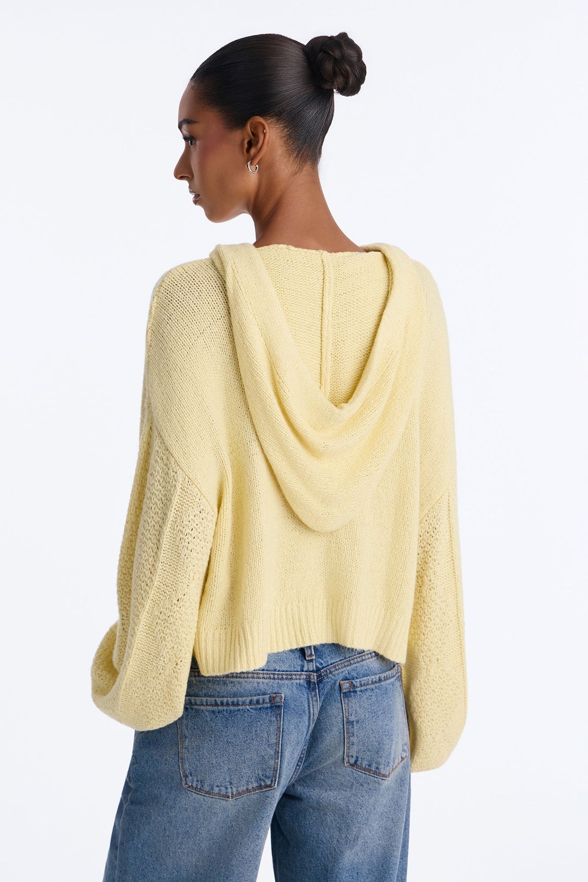 Ski Lodge Zip Up Sweater - Butter Yellow