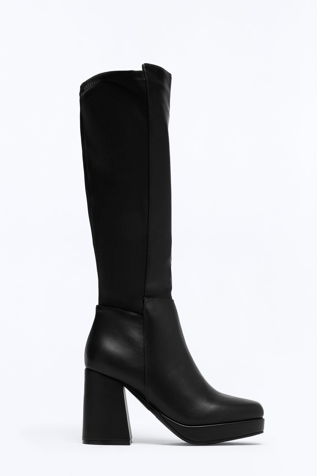 Call Me Later Heeled Boots - Black