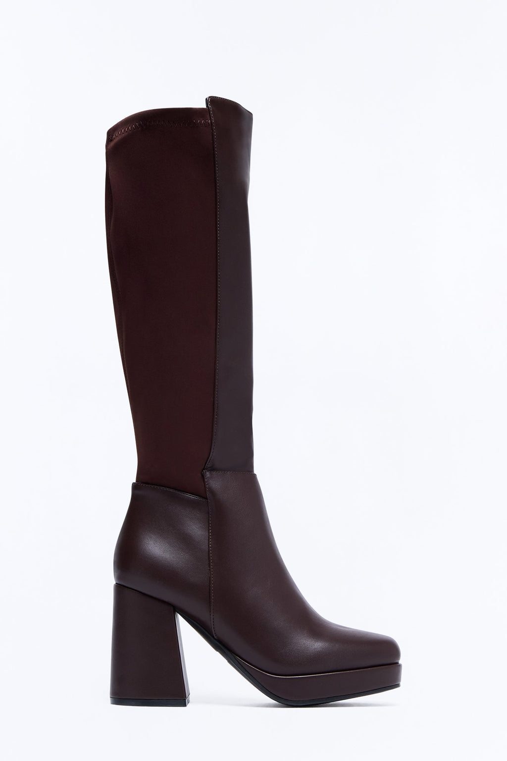 Call Me Later Heeled Boots - Brown