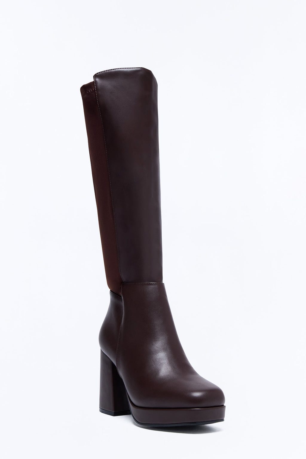 Call Me Later Heeled Boots - Brown