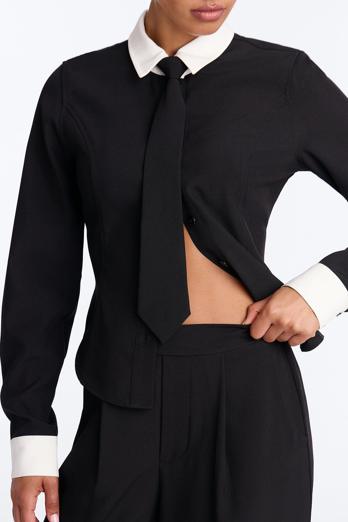 The Formula 3 Piece Twill Pant Set - Black