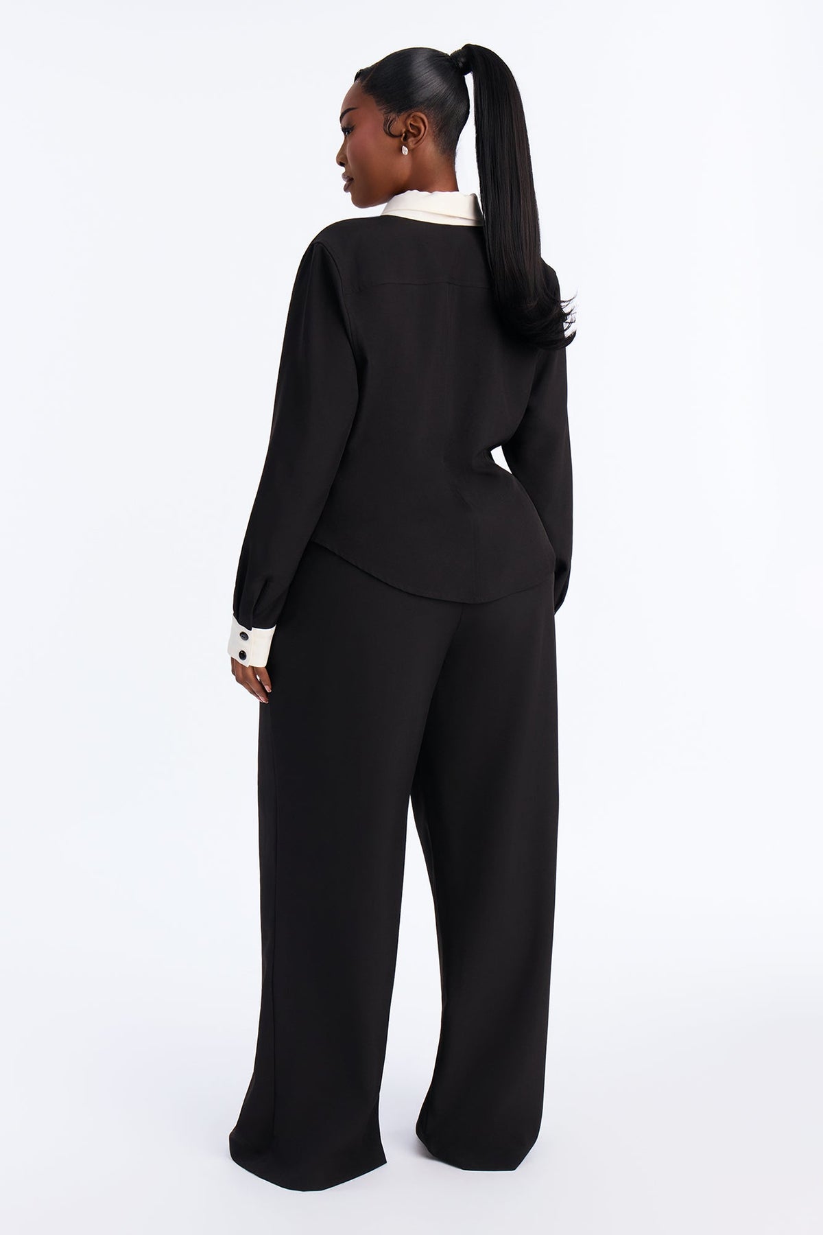 The Formula 3 Piece Twill Pant Set - Black