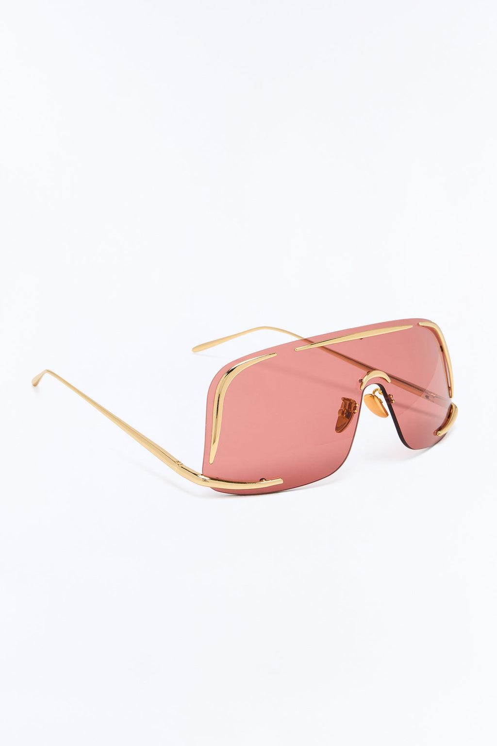 Glossed Up Sunglasses - Gold/Pink