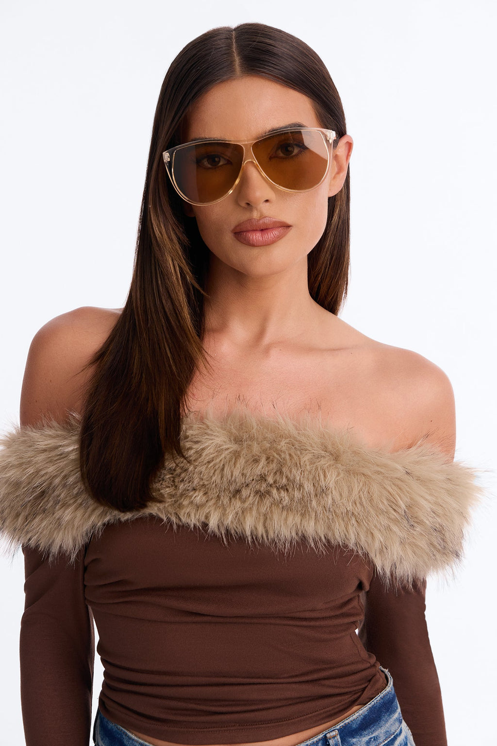 Fierce Focus Sunglasses - Brown