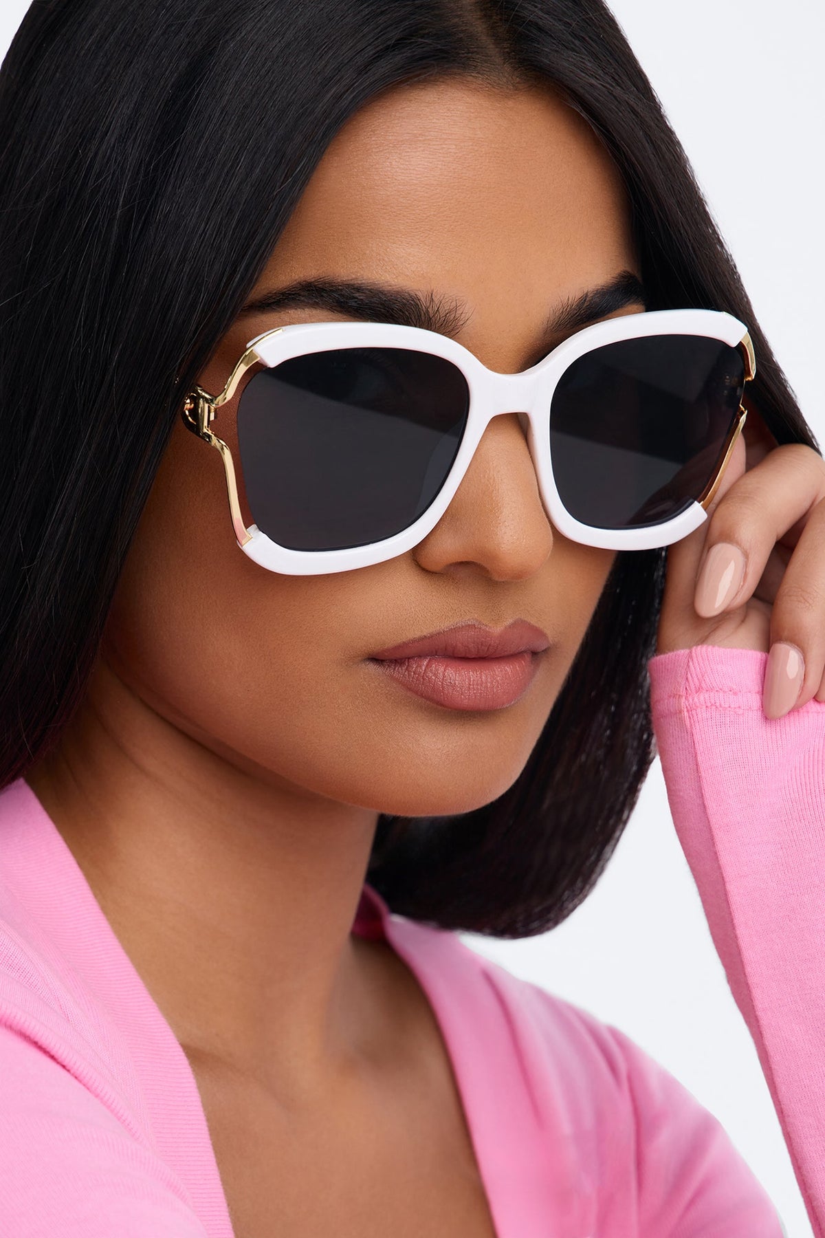 Off To Brunch Sunglasses - White