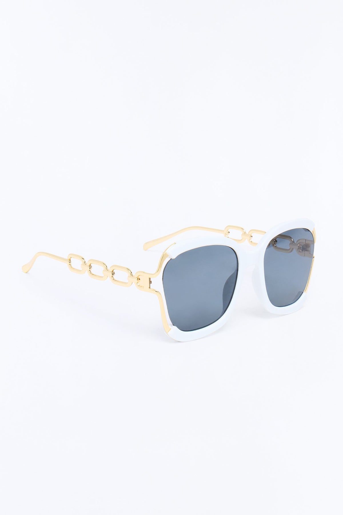 Off To Brunch Sunglasses - White