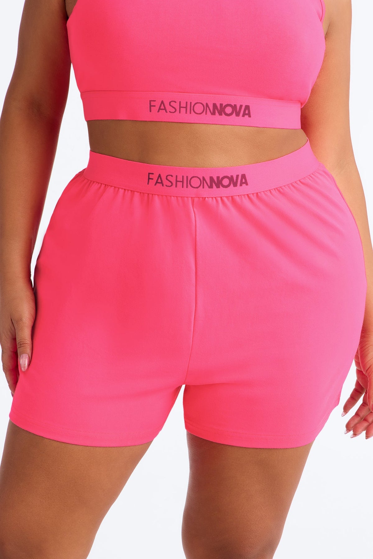 FN Mood Loose Cotton Boxer - Hot Pink