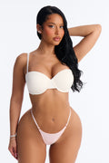 Nova Microfiber String Thong Panty - Blush