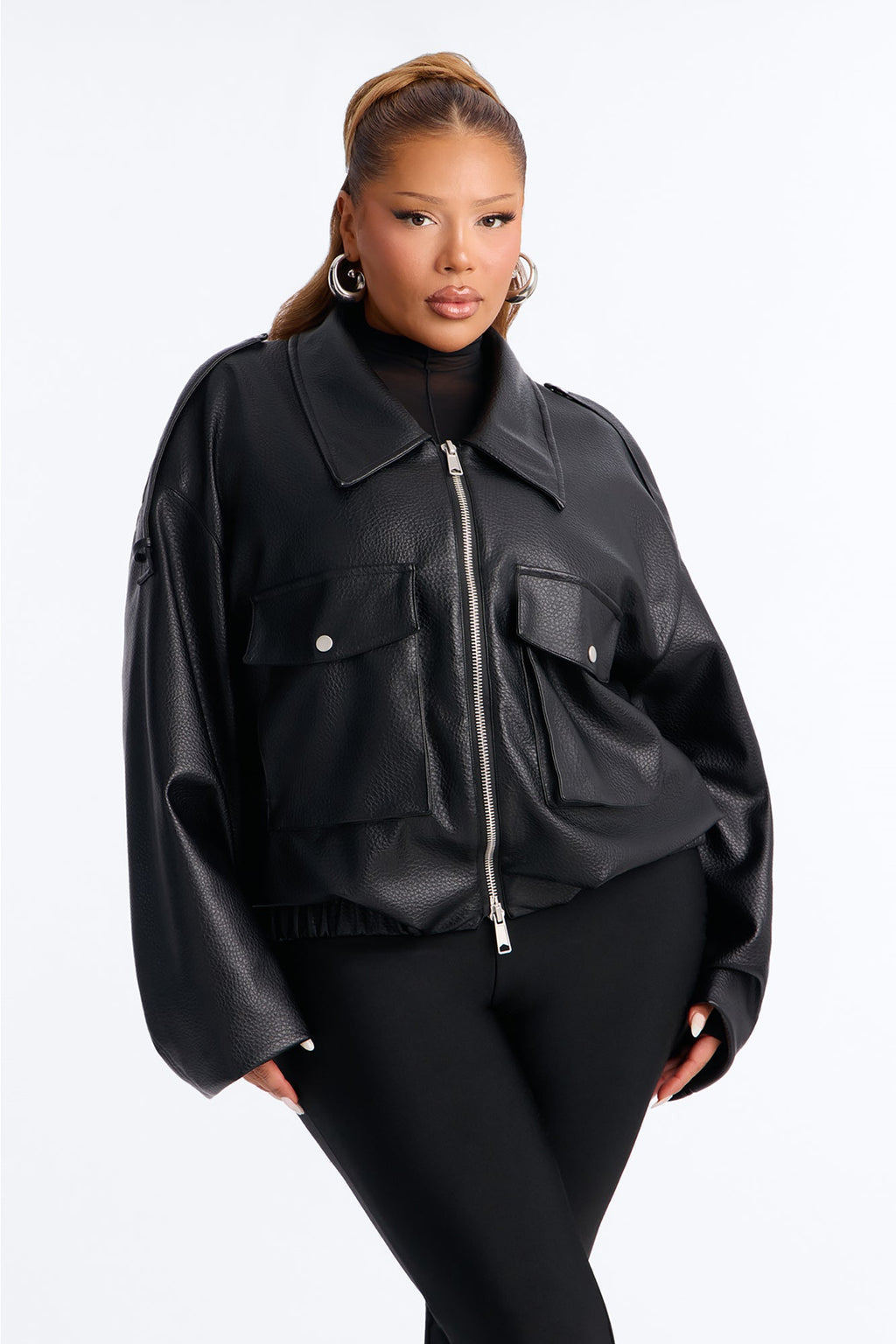 Always Effortless Bomber Jacket - Black