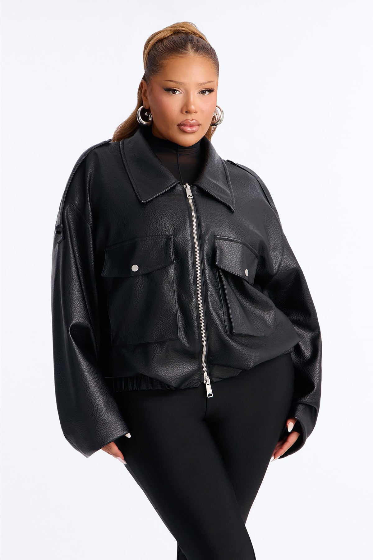 Always Effortless Bomber Jacket - Black