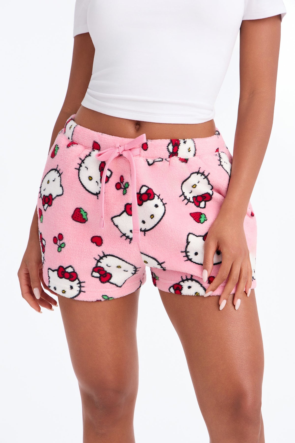 Hello Kitty Cozy Plush PJ Short - Pink/combo