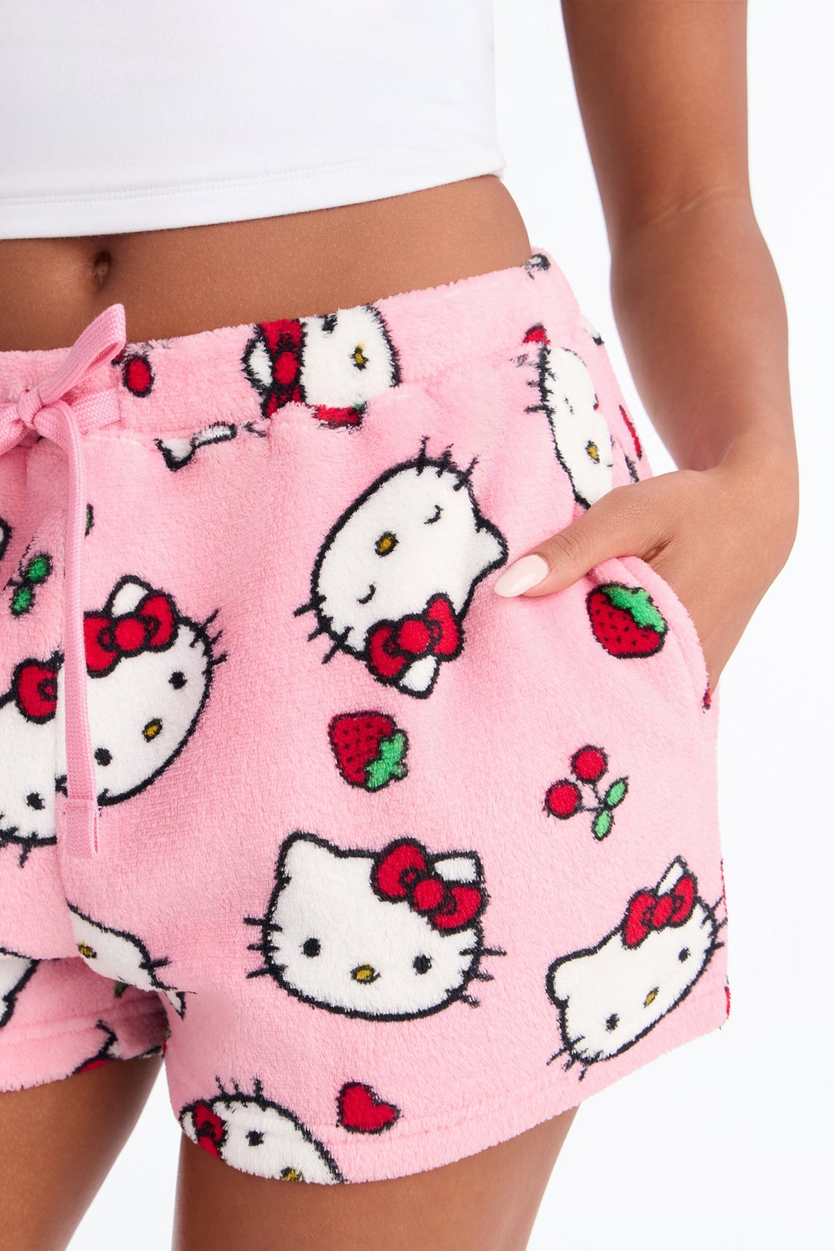 Hello Kitty Cozy Plush PJ Short - Pink/combo