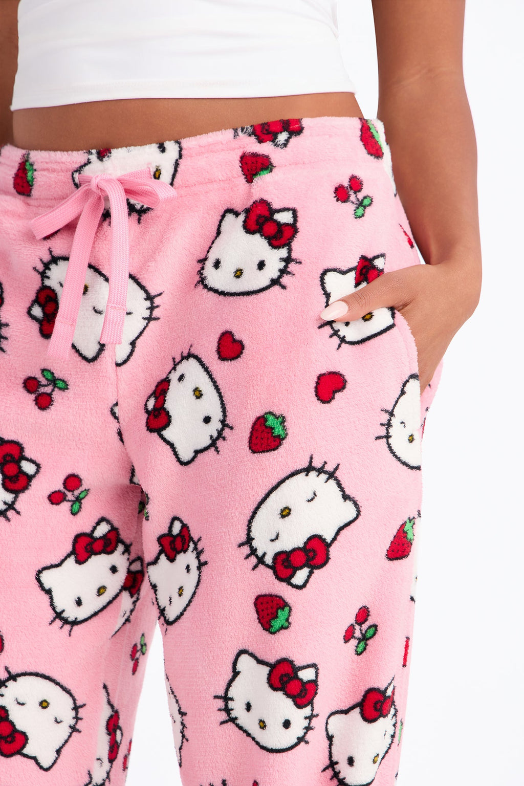 Hello Kitty Cozy Plush PJ Pant - Pink/combo