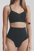 Nova Sculpt Seamless Strong Compression Mid Waist Brief - Black