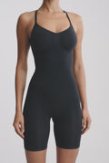 Nova Sculpt Seamless Strong Compression Low Back Thigh Shaping Bodysuit - Black