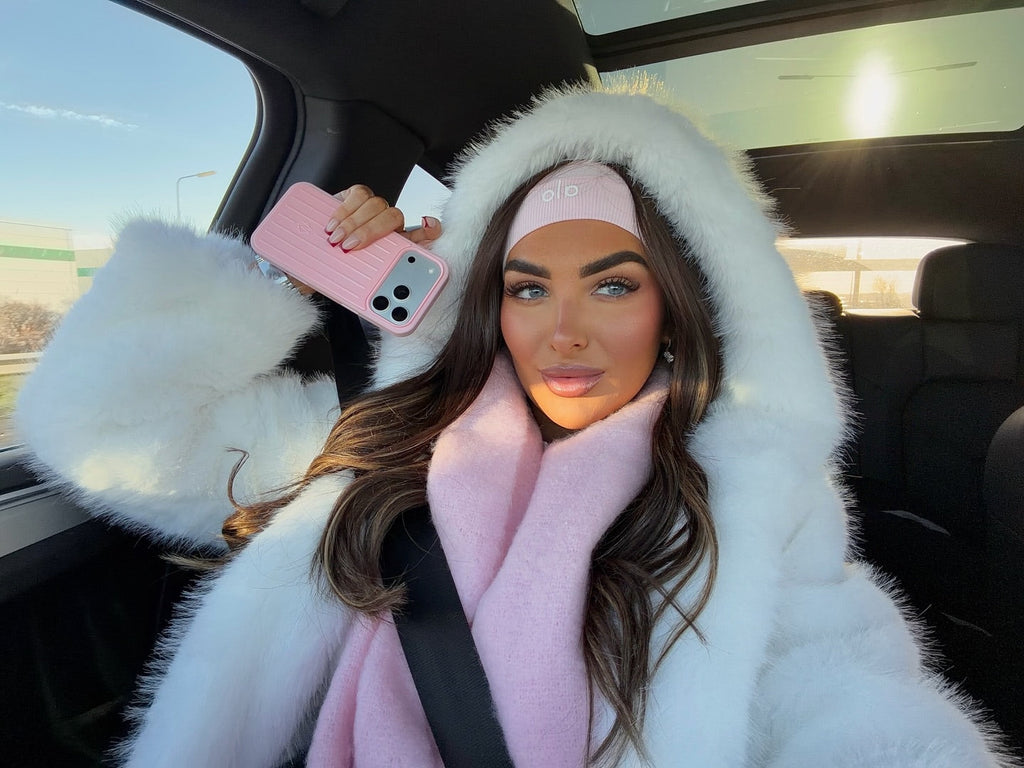 Soft Love Faux Fur Cropped Coat - White